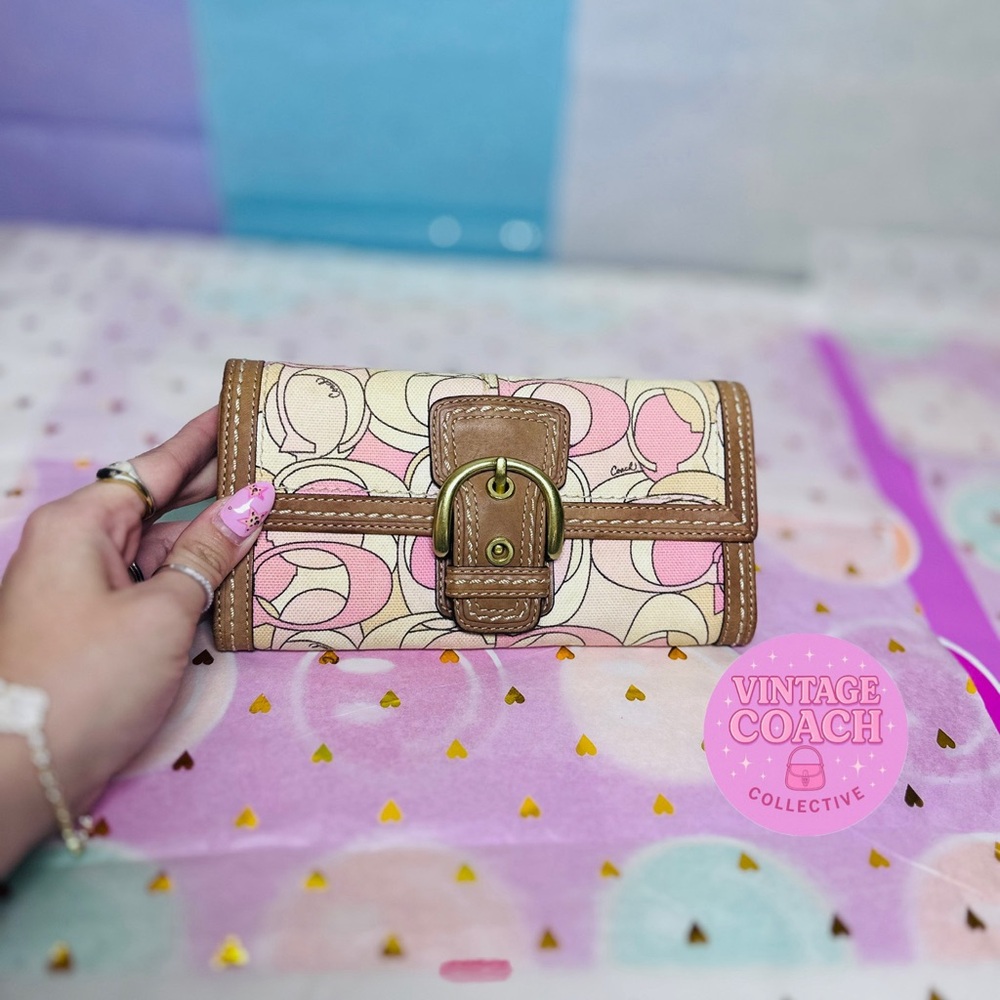 Sold on depop 
Coach ✨ Optic Soho Wallet ✨